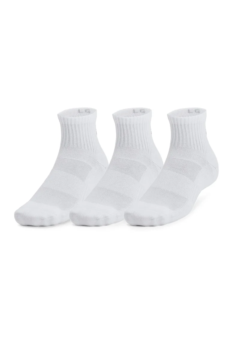 Set de sosete unisex pentru fitness - 3 perechi, Alb
