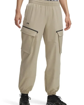 Pantaloni cargo de trening pentru antrenament Unstoppable, Maro nisip