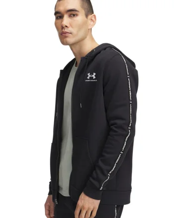 Hanorac din fleece cu logo, pentru fitness Icon