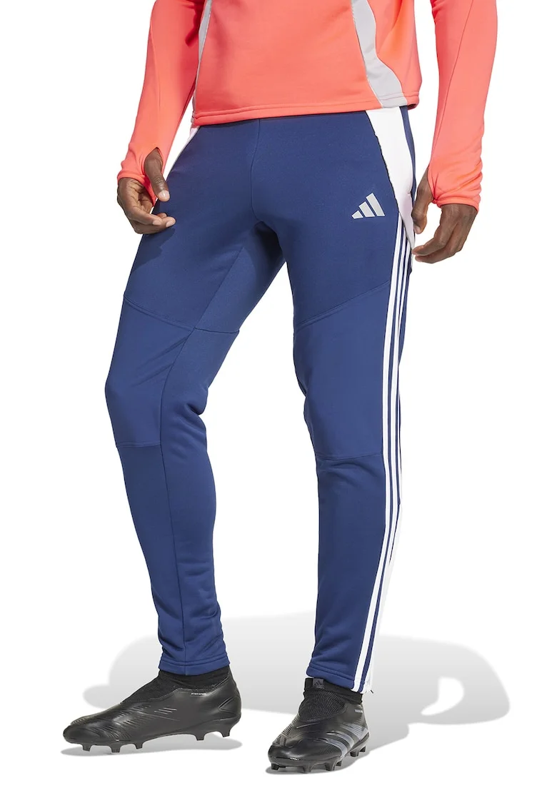 Pantaloni slim-fit pentru fotbal Tiro 24, Alb/Albastru royal