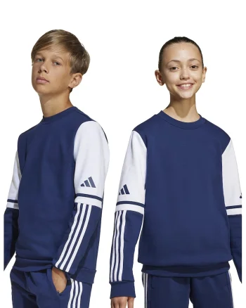 Bluza de trenig cu model in doua nuante, pentru fotbal, Alb/Albastru inchis