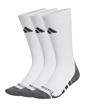 Set de sosete pentru fitness - 3 perechi, Negru stins/Alb optic