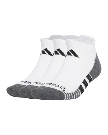 Set de sosete unisex, pentru fitness - 3 perechi, Negru stins/Alb optic