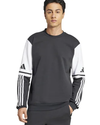 Bluza de trening cu model in doua nuante, pentru fotbal, Alb/Negru