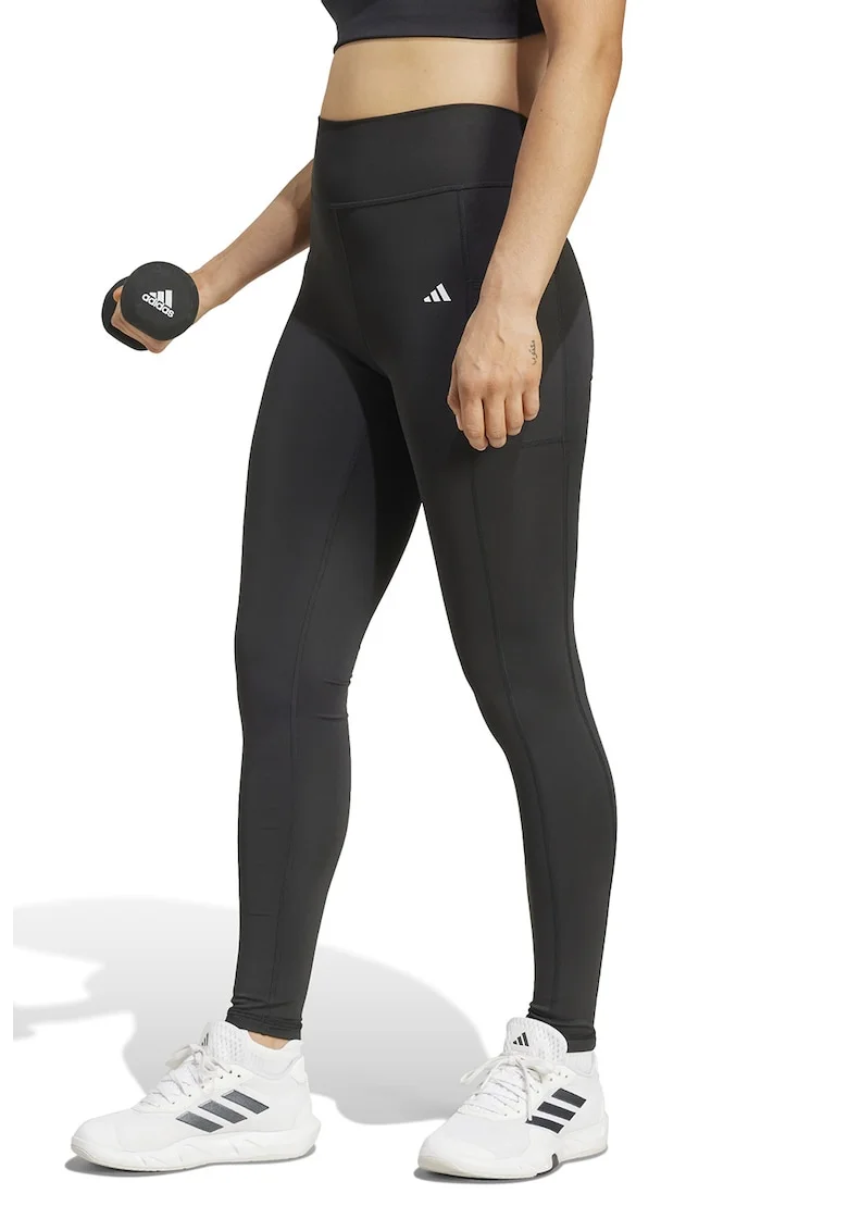 Colanti cu talie inalta pentru fitness OPT, Negru