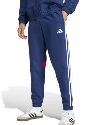 Pantaloni pentru fotbal Tiro 25 Essentials, Rosu/Alb/Albastru