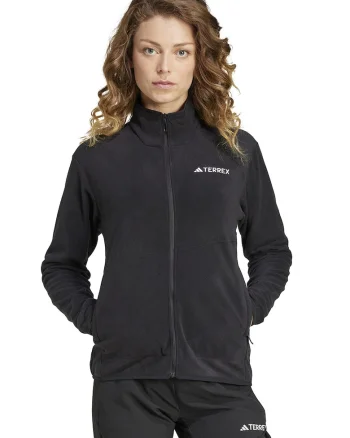 Bluza de trening cu fermoar, pentru drumetie, Negru