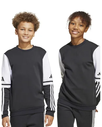 Bluza de trenig cu model in doua nuante, pentru fotbal, Alb/Negru