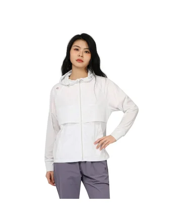 Jacheta tehnica protectie UV,  dama, Alb,