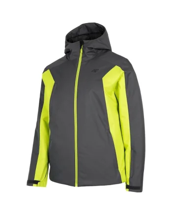 Jacheta de schi pentru barbati,  Gri antracit, H4Z22 KUMN002 22S, Galben/Gri antracit