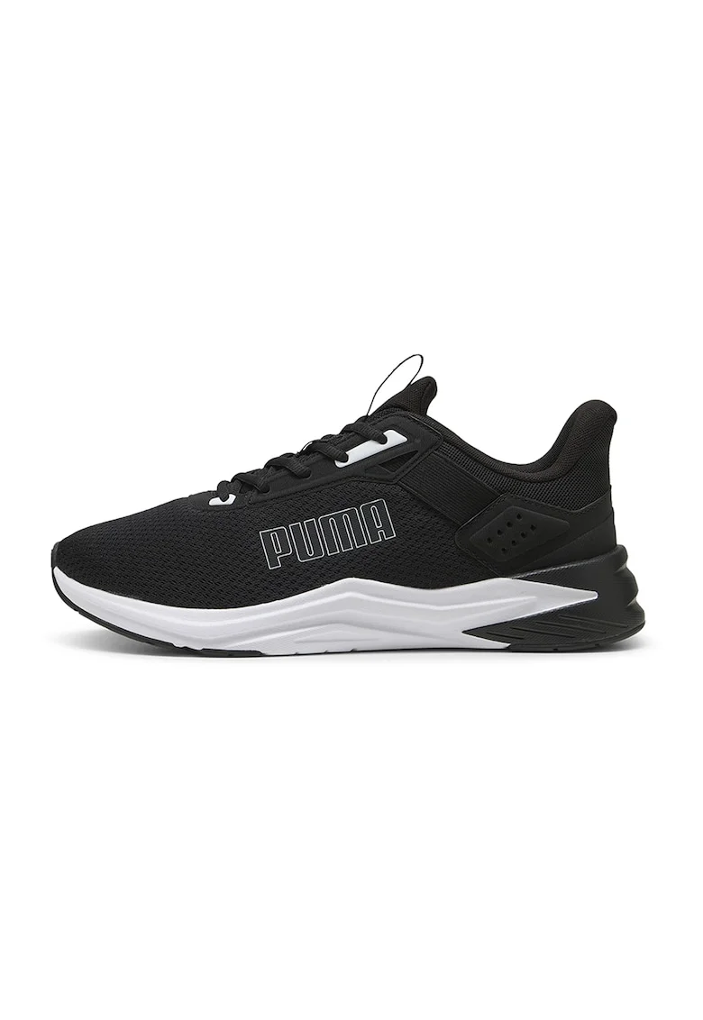 Pantofi FTR Wave de plasa pentru alergare, Negru/Alb optic