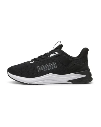 Pantofi FTR Wave de plasa pentru alergare, Negru/Alb optic