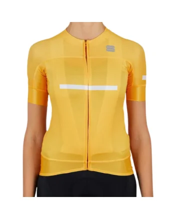 Tricou ciclism dama  Evo SS 2021 Galben, Galben