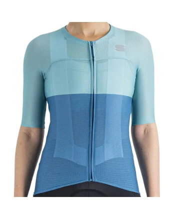 Tricou ciclism dama  Pro Albastru, Albastru