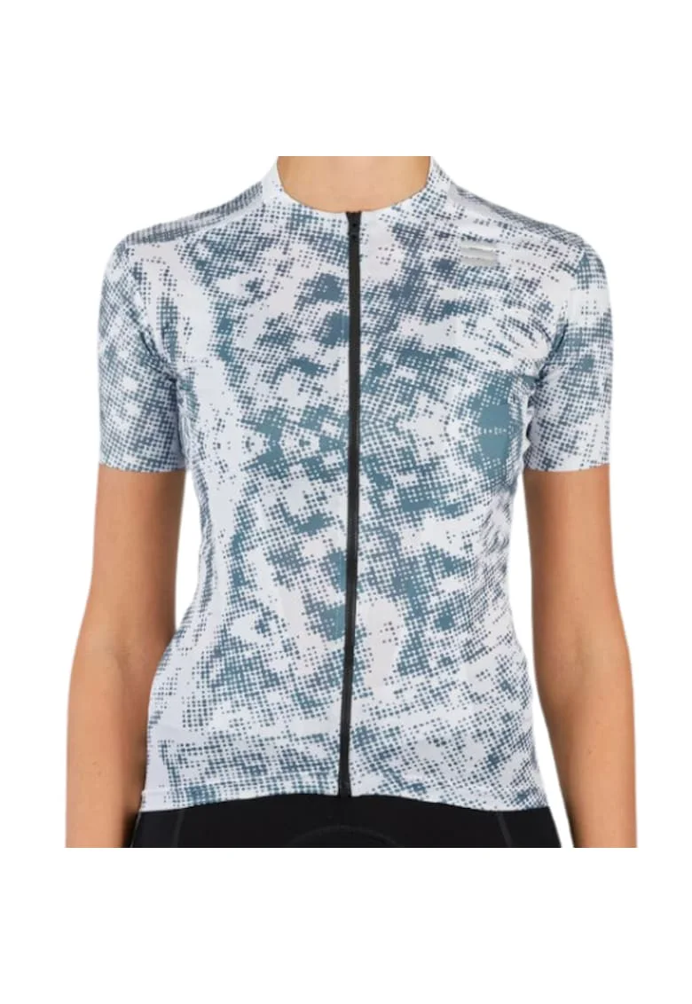 Tricou ciclism dama  Escape Supergiara SS 2021 Alb/Bleu, Bleumarin