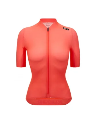 Tricou ciclism dama  Redux Speed Corai, Coral
