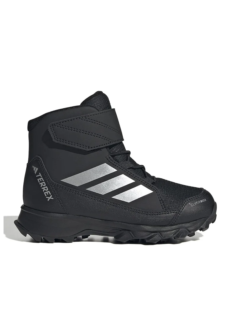 Ghete impermeabile Terrex cu inchidere velcro pentru zapada, Negru/Gri