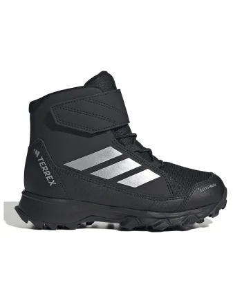 Ghete impermeabile Terrex cu inchidere velcro pentru zapada, Negru/Gri