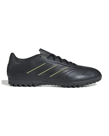 Pantofi sport din piele ecologica Copa 3 Court Club, Negru/Verde lime