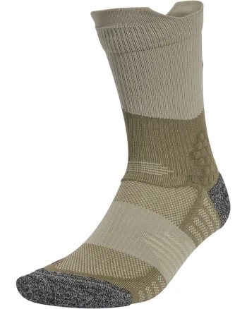 Sosete unisex cu logo pe partea din spate, pentru alergare, Verde