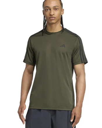 Tricou regular fit cu logo pentru fitness, Verde