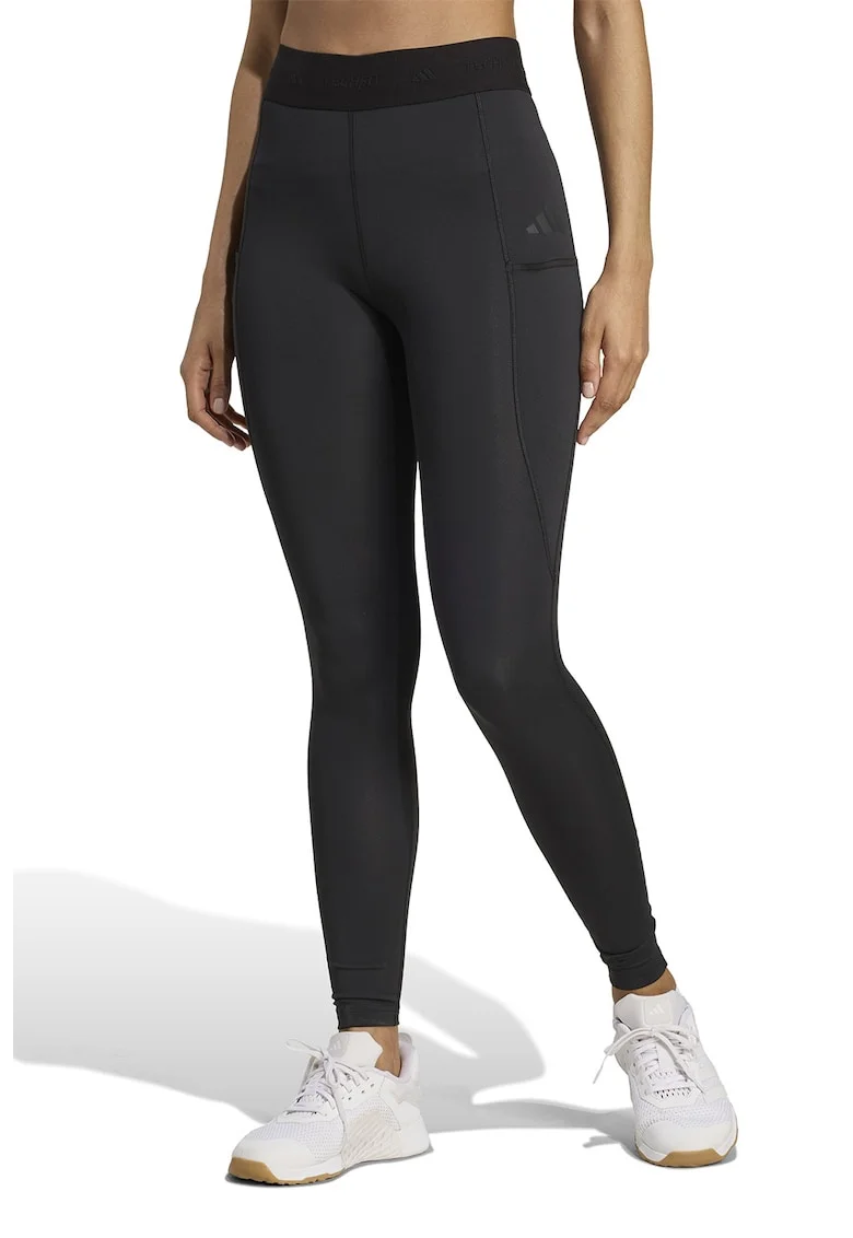 Colanti cu talie inalta, pentru fitness, Negru