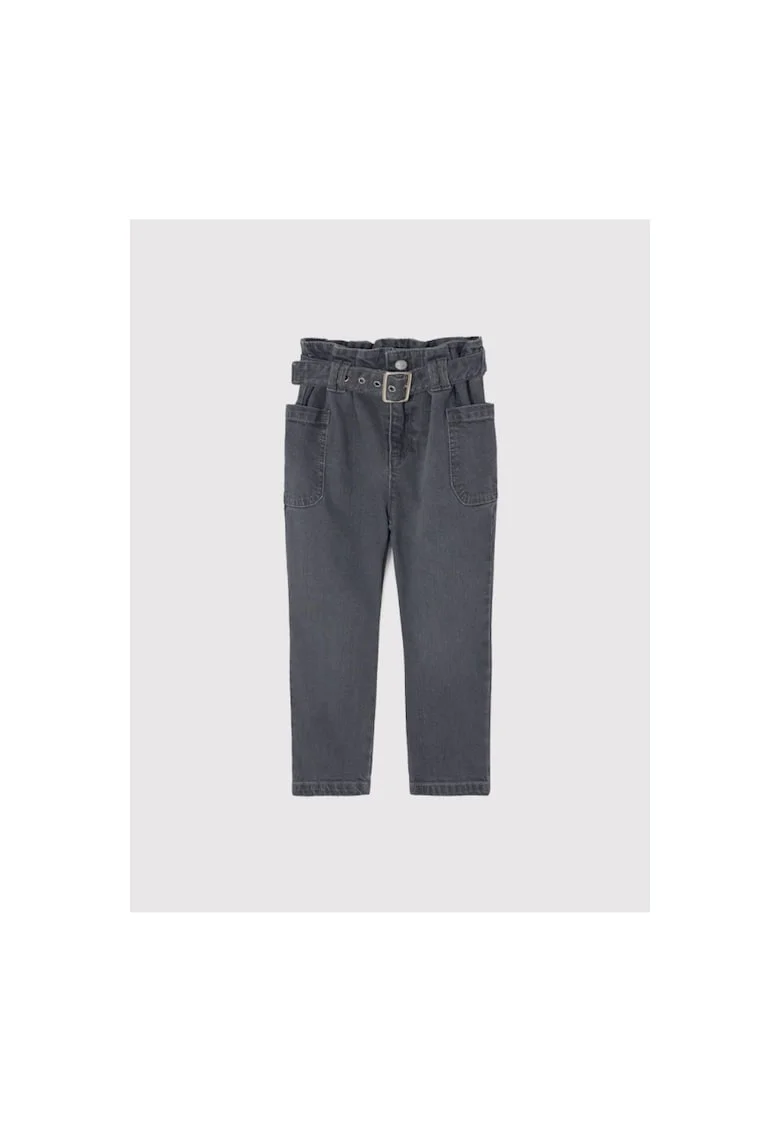 Pantaloni lungi,  300660102, Bumbac, Lyocell, Gri, Gri