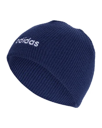 Caciula cu logo brodat, Alb/Bleumarin