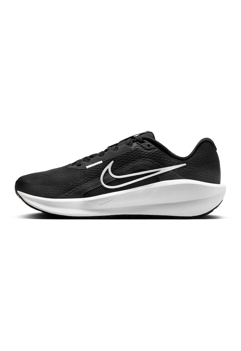 Pantofi din plasa cu logo contrastant pentru alergare Downshifter 13 Road, Alb/Negru