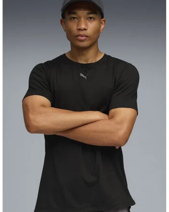 Tricou regular-fit pentru antrenament, Negru