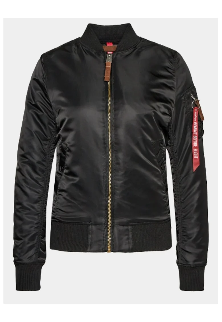 Jacheta bomber dama,  303299569, Nylon, Negru