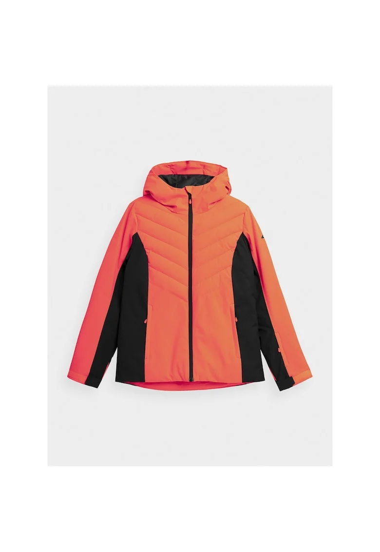 Geaca pentru ski dama,  302875078, Poliester, Coral