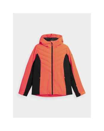 Geaca pentru ski dama,  302875078, Poliester, Coral