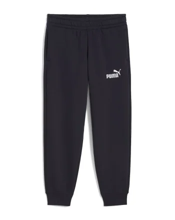 Pantaloni de trening cu banda elastica in talie si logo ESS No. 1 Logo, Bleumarin