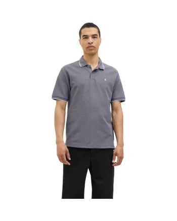 Tricou JACK &JONES Austin Polo SS 48283, Gri