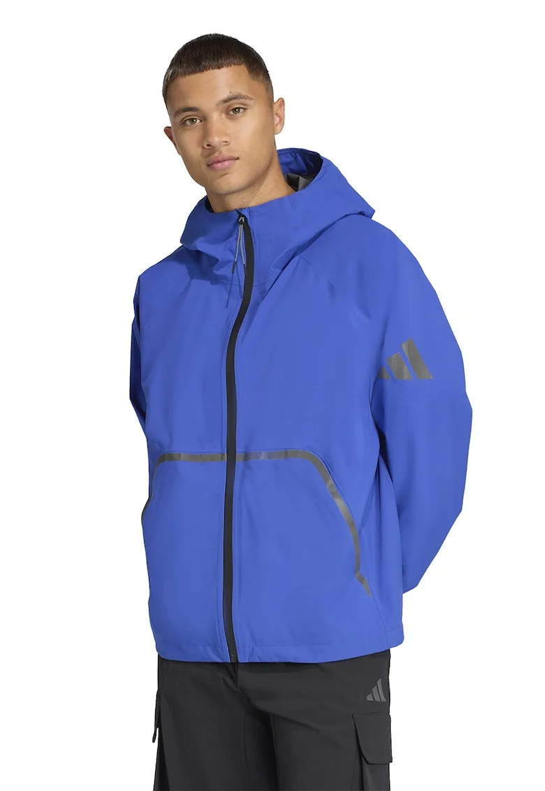 Jacheta supradimensionata cu maneci raglan, Albastru royal