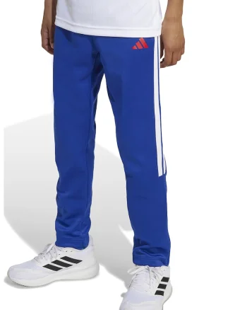 Pantaloni de trening House of Tiro, Alb/Albastru royal