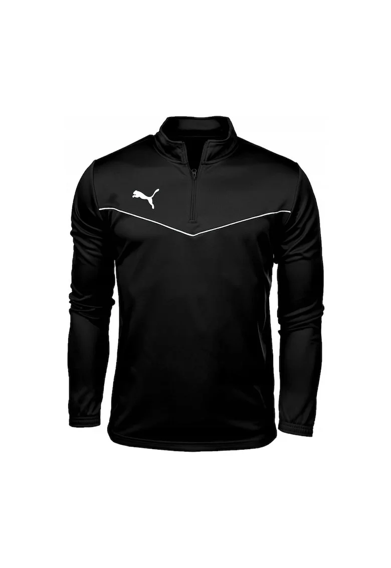 Bluza sport cu fermoar  Poliester, Bleumarin, Negru