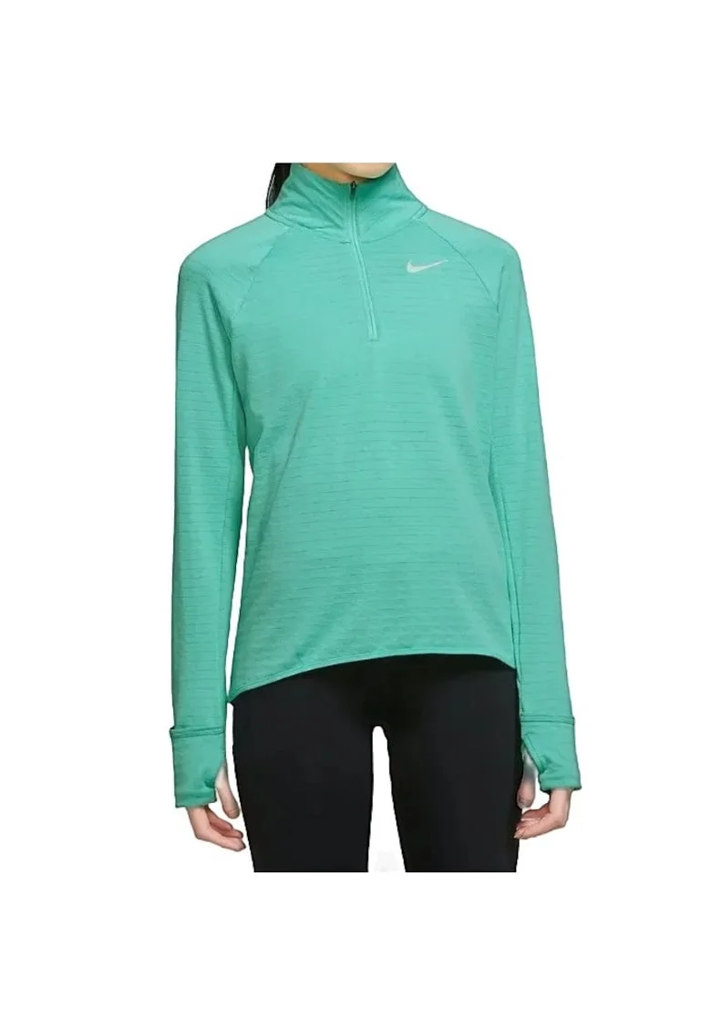 Bluza alergare dama  Therma-FIT Element 1/2-Zip - Verde, Verde