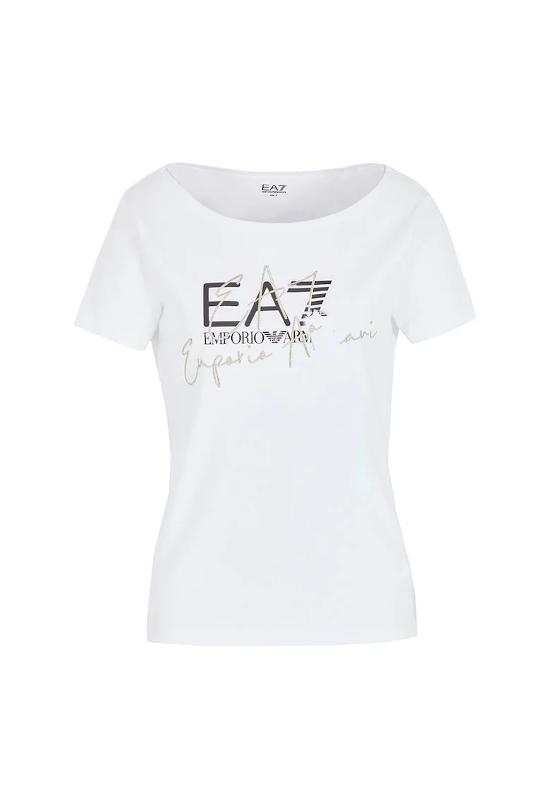 Tricou  W Handwritten Tee Crossover, 3RTT30-TJDLZ-1100, Femei, Alb, Alb