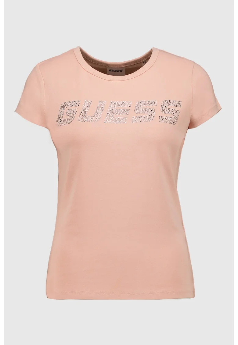 Tricou slim-fit pentru antrenament, Piersica