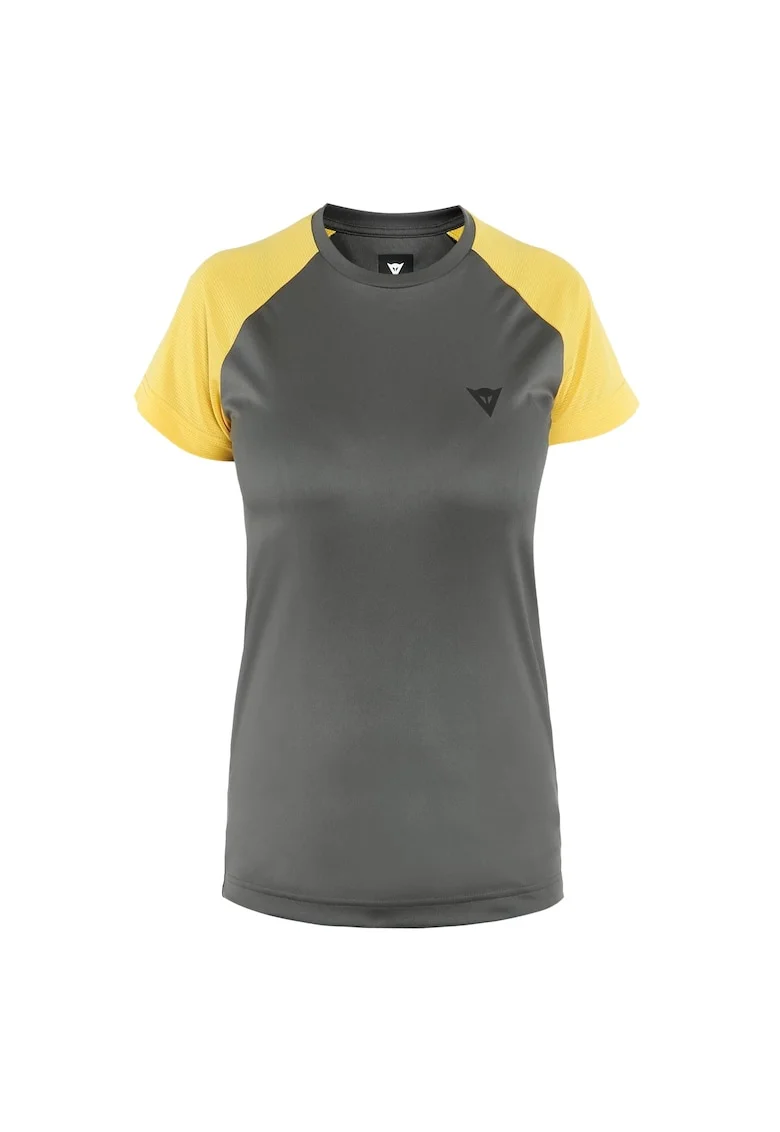 Tricou ciclism dama  HG Ramla SS Gri/Galben, Gri