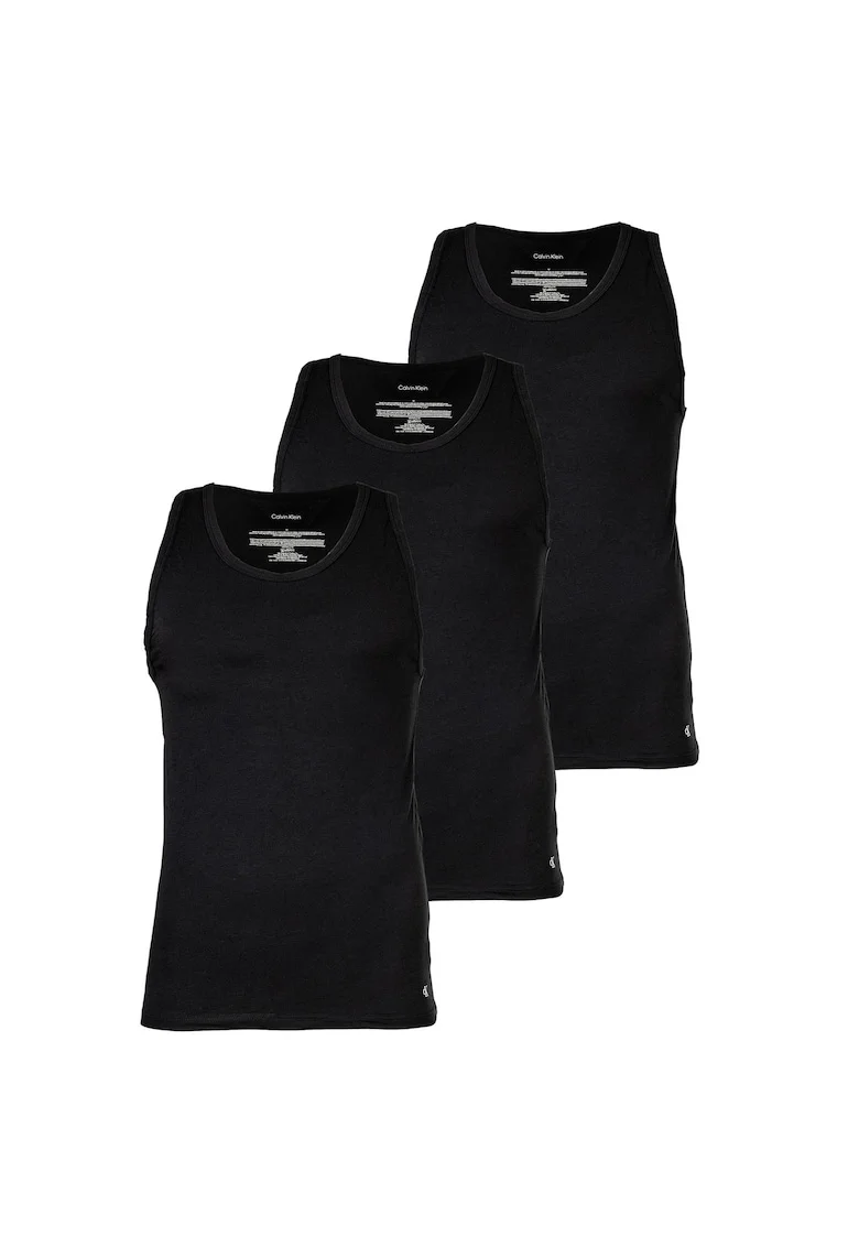 Set de maiouri elastice Icon - 3 piese, Negru