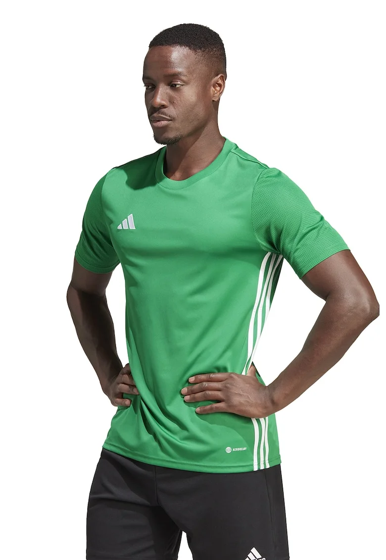 Tricou slim-fit pentru fotbal Tabela 23, Verde