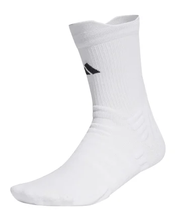 Sosete lungi unisex cu logo, pentru tenis, Alb