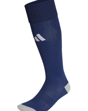 Sosete lungi unisex pana la genunchi,pentru fotbal Milano 23, Gri deschis/Albastru inchis