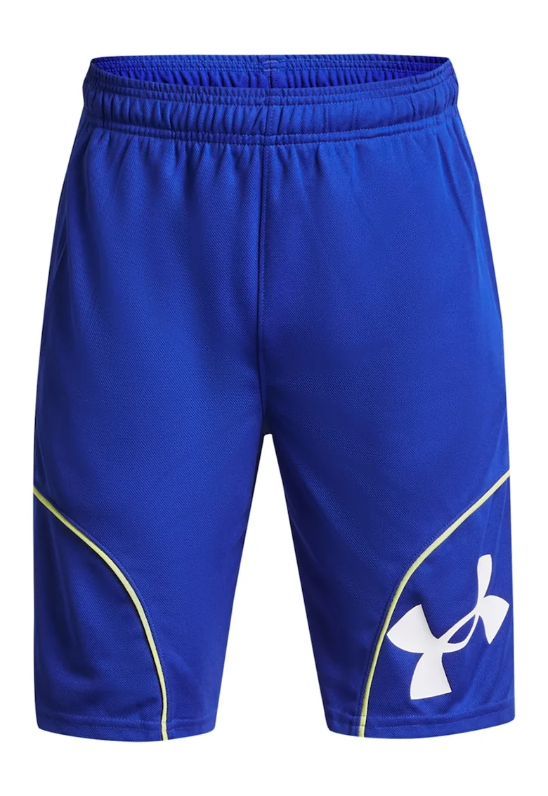 Pantaloni scurti cu logo pentru baschet Perimeter, Alb/Albastru royal