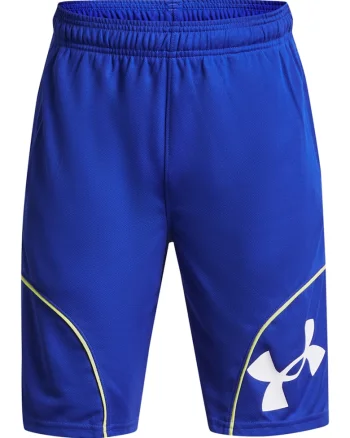 Pantaloni scurti cu logo pentru baschet Perimeter, Alb/Albastru royal