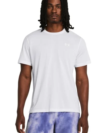 Tricou pentru alergare Launch, Alb optic
