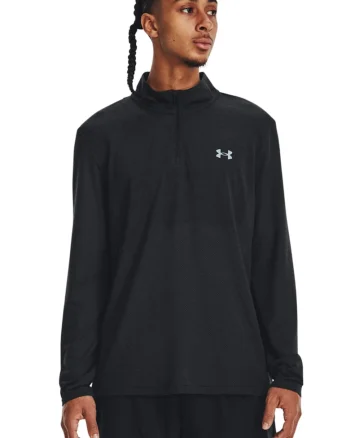 Bluza fara cusaturi pentru alergare Stride, Negru